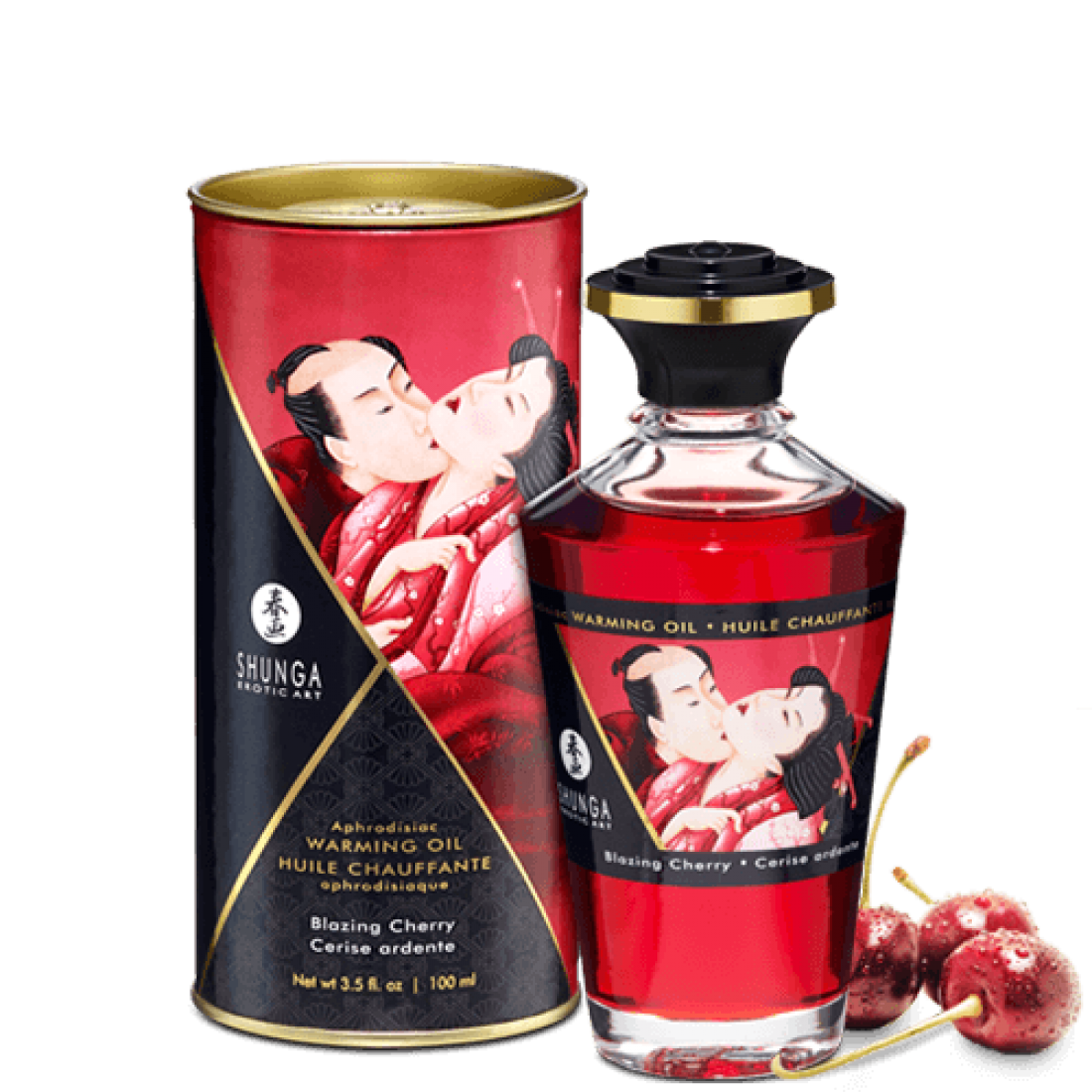 加拿大Shunga可食用熱感按摩油 Warming Oil 100ml 私處刺激按摩熱感油