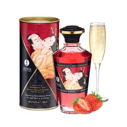 加拿大Shunga可食用熱感按摩油 Warming Oil 100ml 私處刺激按摩熱感油