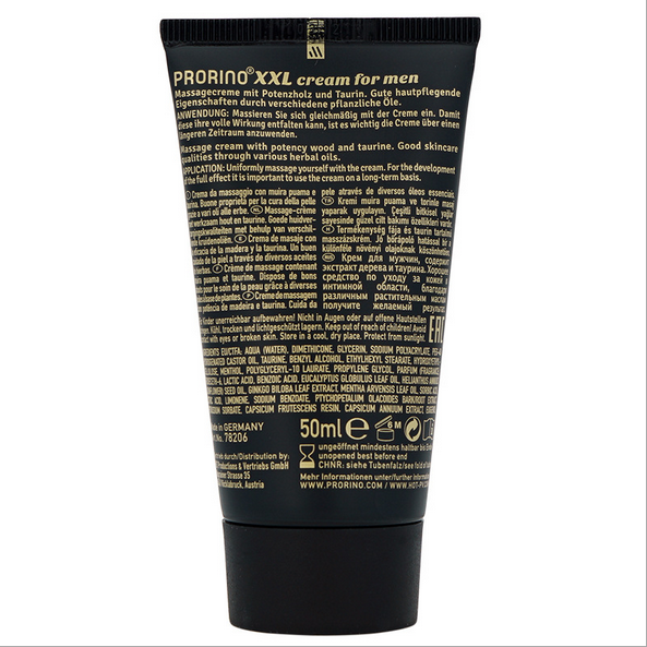 【+1000得原價1880 NPG名器】奧地利HOT PRORINO XXL Cream for Men增大膏變大增粗（黃金版）【官方防偽】
