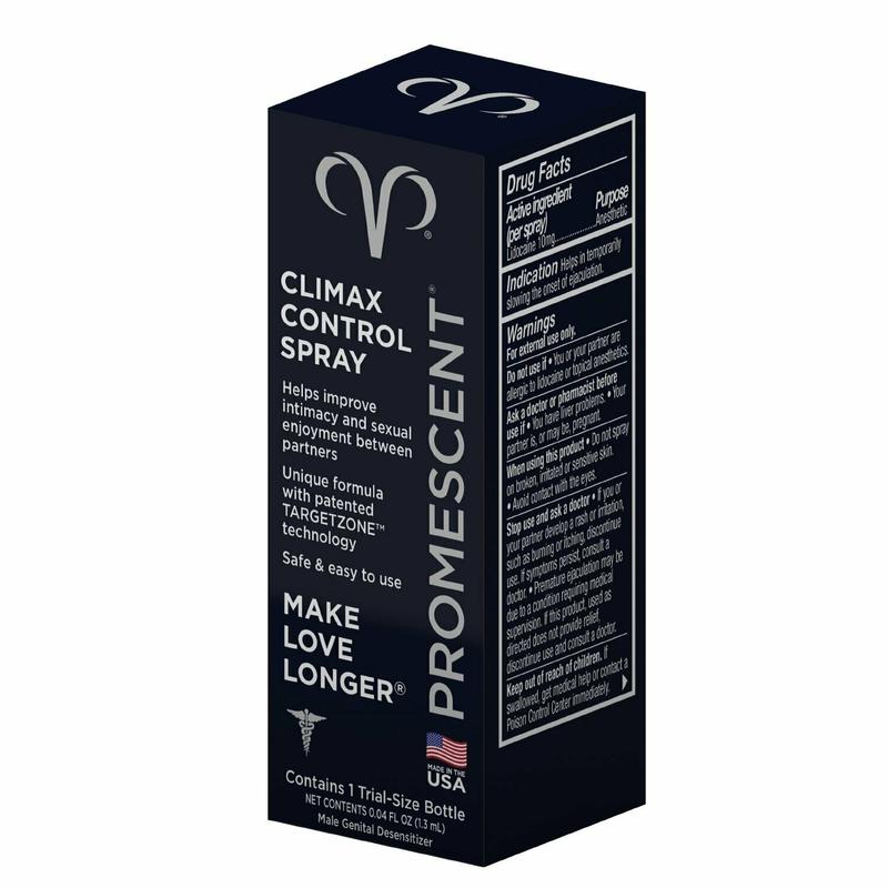 美國PROMESCENT Climax Control Spary脫敏男士延時噴劑 1.3ML/支