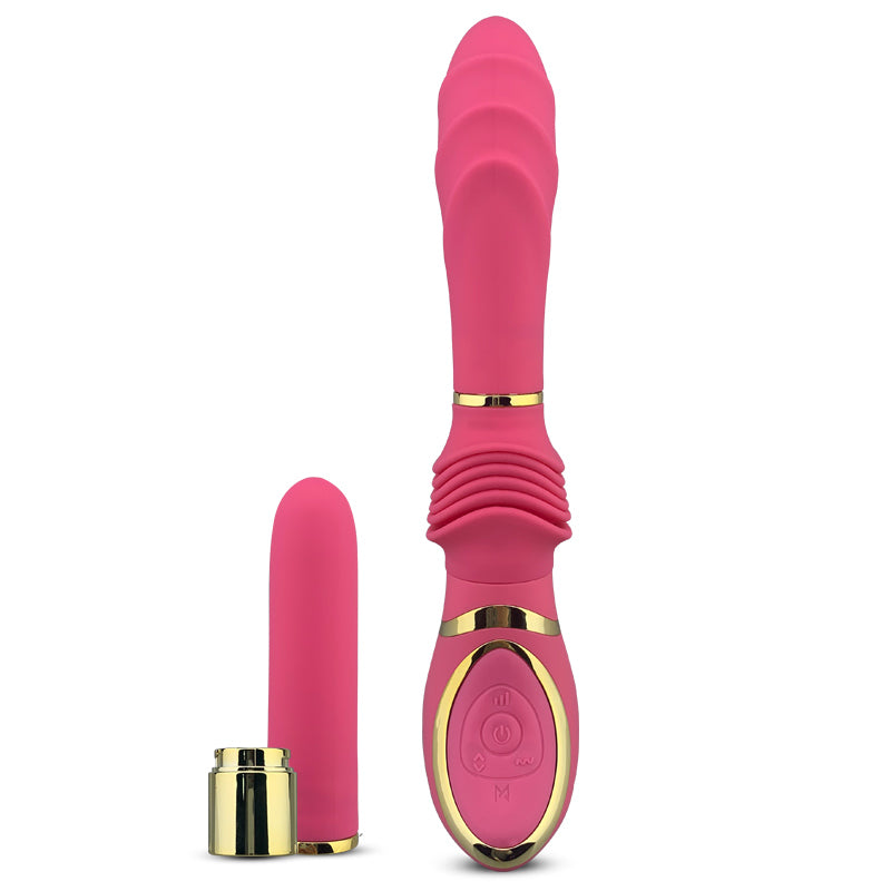 澳大利亞MiaMaxx Mia Pasione™女用自慰按摩棒 全自動伸縮抽插仿真陽具炮機（贈炮機支架）