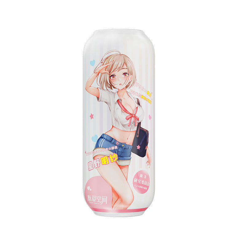 水瀨琉璃雙頭動漫飛機杯 口陰/口肛/陰肛雙穴TPE名器倒模 男性自慰玩具