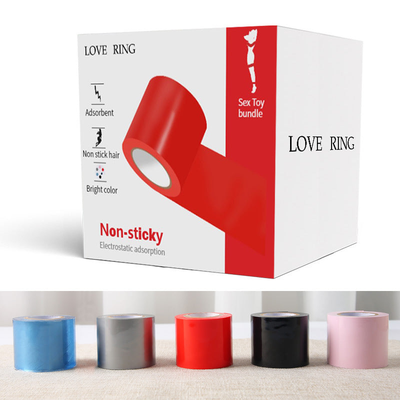 LoveRing BDSM情趣靜電膠帶 SM調教 不沾毛髮無膠束縛捆綁道具
